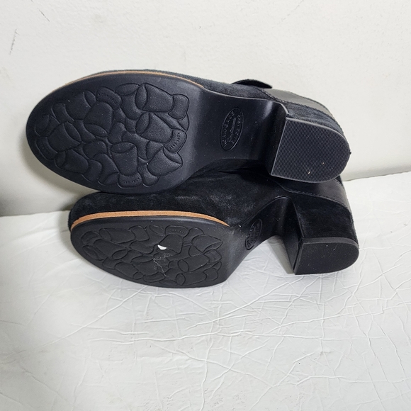 Kork-Ease Womens Shanaya Black Mules Size 10M Suede  Shoes Closed Toe - Picture 6 of 9